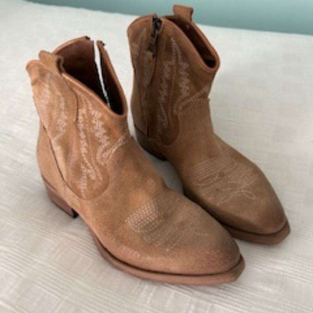 Cowboy Ankle Booties